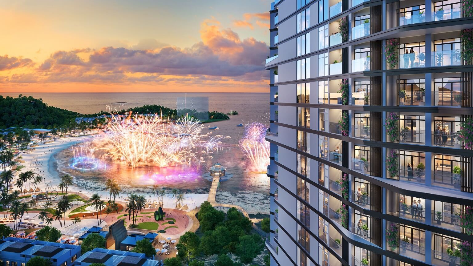 tiện ích dự án xanh sky sun group cát bà